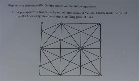 Solved: Display your drawing skills. Outline and colour the following ...