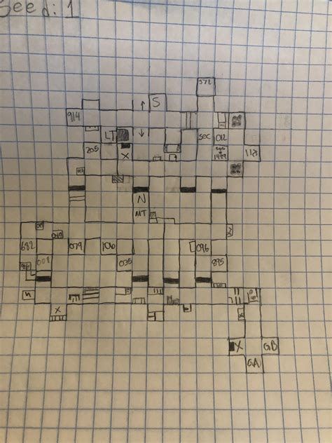 I mapped out an entire containment breach seed : r/scpcontainmentbreach