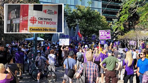 Maxime Bernier's PPC holds rally outside CBC Toronto - Rebel News