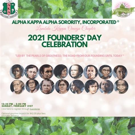 LKO Founders' Day Celebration • Alpha Kappa Alpha Sorority, Incorporated® Lambda Kappa Omega Chapter