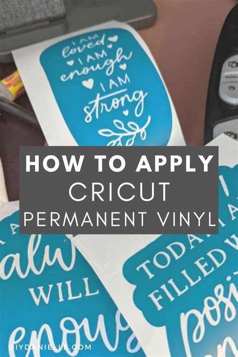 How to Use Permanent Vinyl with Your Cricut Machine | Permanent vinyl cricut, Cricut vinyl ...