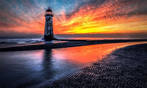 Lighthouse Sunset | Sunset, Lighthouse, Hdr photography