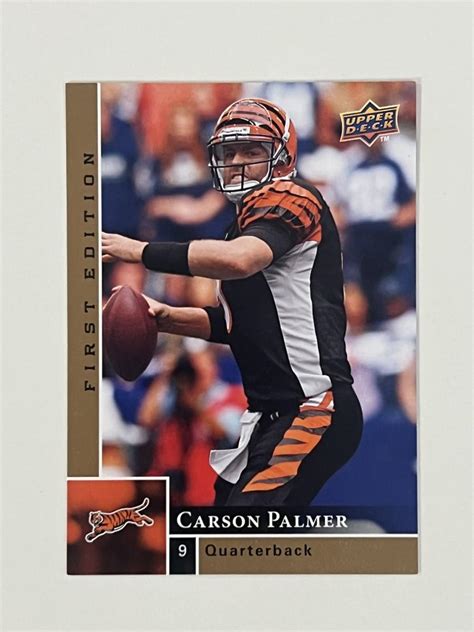 Cincinnati Bengals Carson Palmer 2009 UD First Edition #31 trading card | EstateSales.org