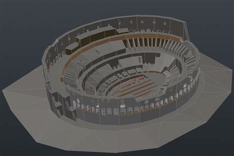 Roman Colosseum 3d - Cadbull