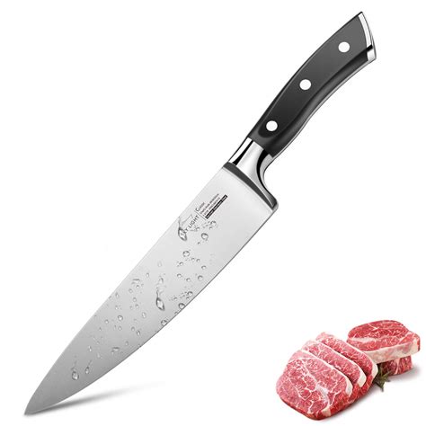 Chef Knife, 8-inch Kitchen Knife Professional German High Carbon Stainless Steel Sharp Knife for ...