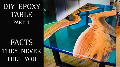 DIY Epoxy Table - Step By Step Guide - Part 1 - YouTube