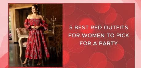 5 Best Red Outfits for Women to Pick for a Party – Aachho