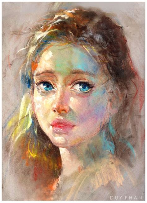 Pastel portrait 2 by bloodyman88 on DeviantArt in 2023 | Portrait ...