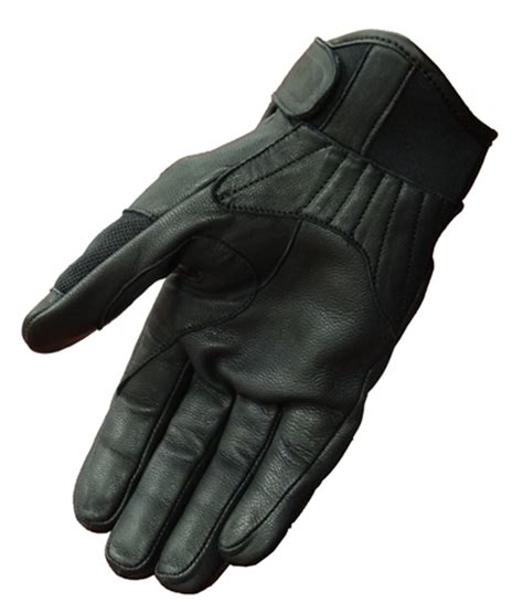 Protective Women's Motorcycle Gloves - Milwaukee Leather & Mesh Textile