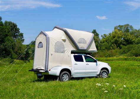 Taco Tent! Check Out This Inflatable Camper For Your Midsize Pickup Truck! - The Fast Lane Truck