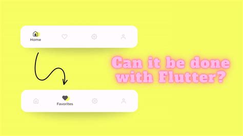 Animated tab bar using Flutter | Can it be done with Flutter? | In ...