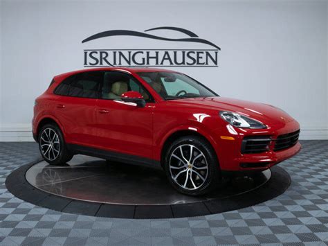 2023 Porsche Cayenne 10 Miles Carmine Red Sport Utility Intercooled Turbo Premi - Used Porsche ...