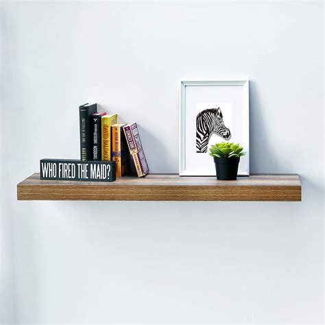 WELLAND 12" Deep Wall Shelves, Floating Wall Shelf Large Floating ...