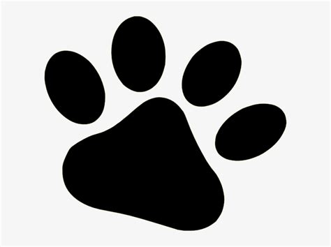 Cat Paw Clip Art - Dog Paw Vector Png - 600x533 PNG Download - PNGkit