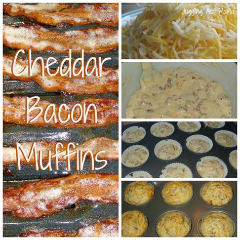 Cheddar Bacon Muffins - Juggling Act Mama