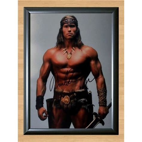 Arnold Schwarzenegger Conan the Barbarian Signed Autographed Photo ...