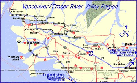 Fraser River Valley Wineries, Wines and Wine Region