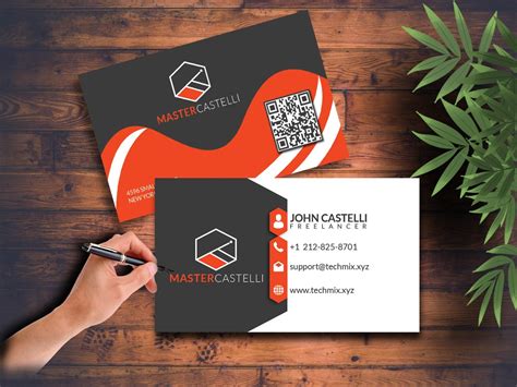 Creative Freelancer Business Card | TechMix