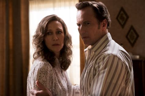 VERA FARMIGA as Lorraine Warren and PATRICK WILSON as Ed Warren in THE ...