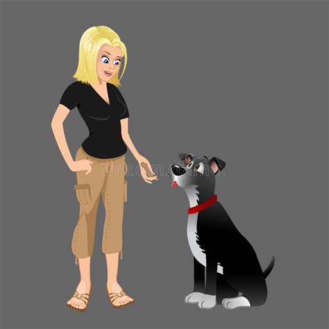 Dog Owner Giving Treat 2 Royalty Free Stock Images - Image: 36516779