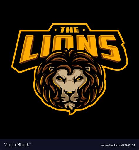 Lion sport logo Royalty Free Vector Image - VectorStock