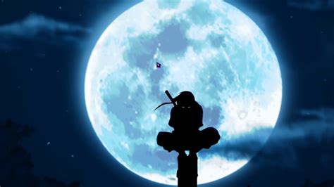 Big Moon Itachi Parallax Lively Wallpaper - YouTube