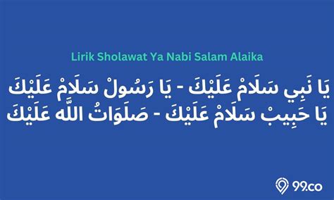 Lirik Sholawat Ya Nabi Salam Alaika. Lengkap Arab, Latin, dan Arti!