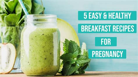 5 Easy And Healthy Breakfast Recipes For Pregnancy - Health Tips #5 ...