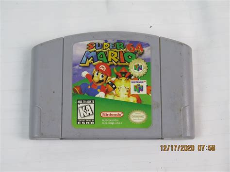 ShopTheSalvationArmy - Authentic/Original Super Mario 64 (Nintendo 64, 1996) Game Cartridge (670)