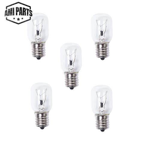 6-Pack Light Bulb Replacement for Maytag AMV1160VAB3 Microwave Compatible with Maytag 8206232A ...