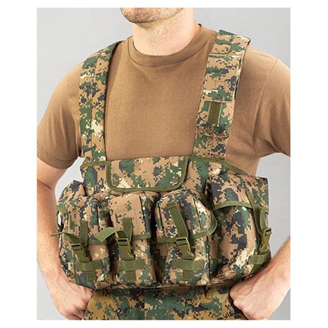 Mil-Tec® 6-pocket Chest Rig - 610685, Tactical Accessories at Sportsman's Guide