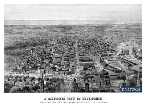 Beautifully detailed view of Providence, Rhode Island in 1894 - KNOWOL