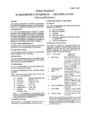 IS 8034: Submersible Pumpsets - Specification : Bureau of Indian Standards : Free Download ...