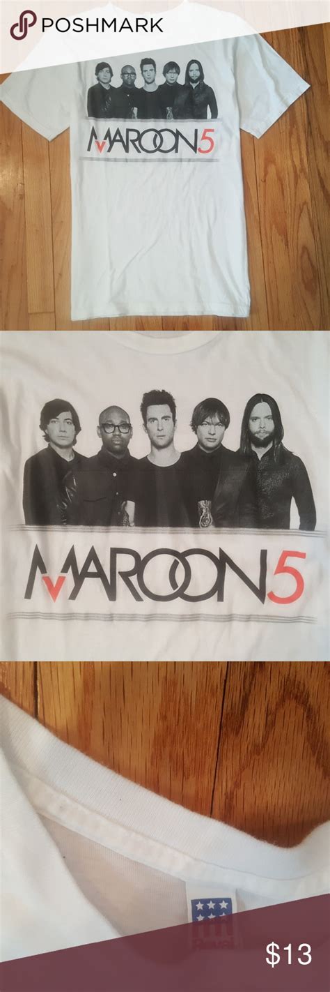 Maroon 5 T Shirt | Maroon shirts, Clothes design, Shirts