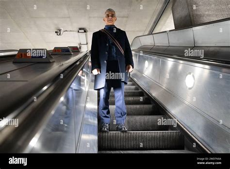 London Mayor Sadiq Khan at Westminster Underground Station in London where he took the tube to ...