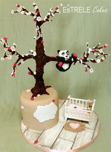 Baby Panda cake - Decorated Cake by Estrele Cakes - CakesDecor