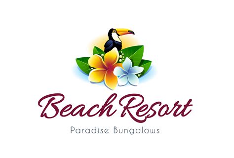 Beach Resort Logo 648601 Vector Art at Vecteezy