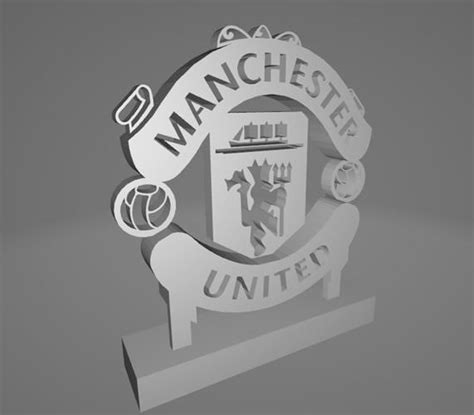 3D Design Manchester United Logo 3D model 3D printable | CGTrader