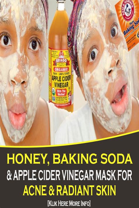 HONEY, BAKING SODA & APPLE CIDER VINEGAR MASK FOR ACNE & RADIANT SKIN - naturalcreambeauty