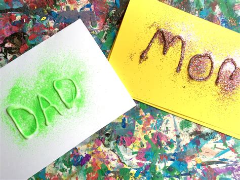 Parent's Day Glitter Cards