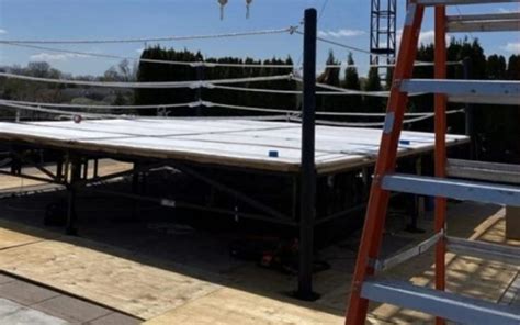 First Photos Of Money In The Bank Construction On Roof Of WWE Headquarters