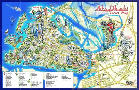 Tourist Map of Abu Dhabi