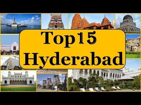 Hyderabad Tourism | Famous 15 Places to Visit in Hyderabad Tour - YouTube