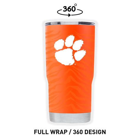 Clemson Orange Full Wrap Tumbler - Bluefink