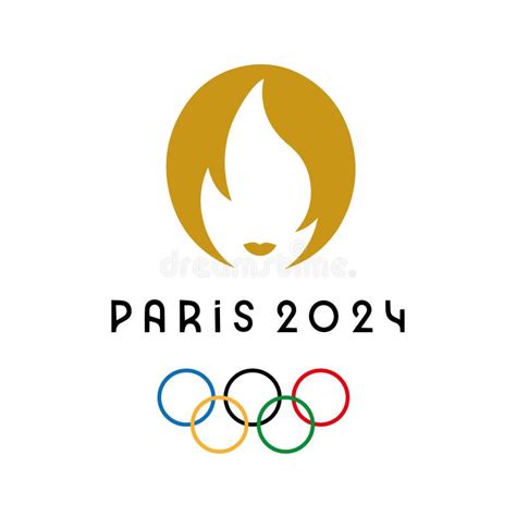 Official Logo of Summer Olympic Game in Paris 2024 Editorial Stock ...