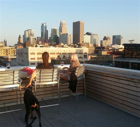 View from the Soltva rooftop in the Minneapolis North Loop | New york skyline, Minneapolis, Skyline