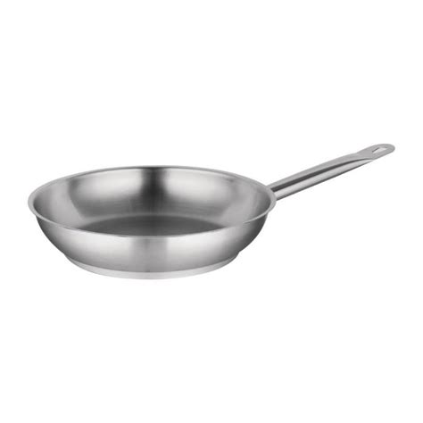 Vogue Stainless Steel Induction Frying Pan 200mm - M924