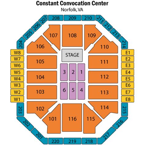 Ted Constant Center Interactive Seating Chart | Elcho Table