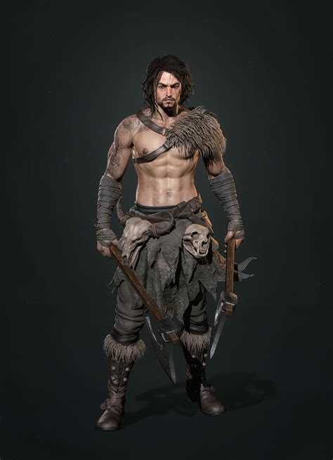 ArtStation - Barbarian, hawon noh | Barbarian costume, Warrior costume, Viking character