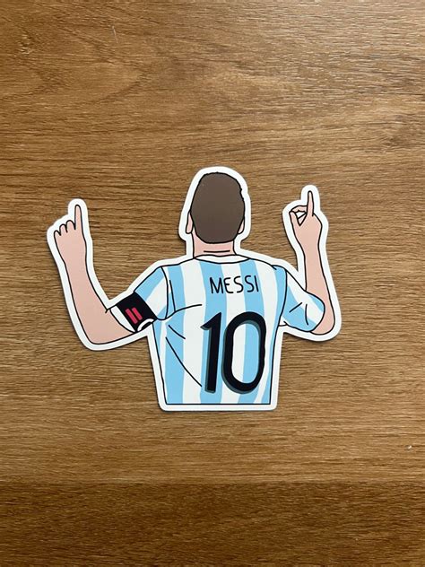 Argentina Lionel Messi Die Cut Sticker - Etsy